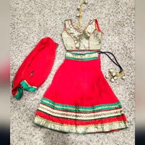 Toddler indian chaniya choli